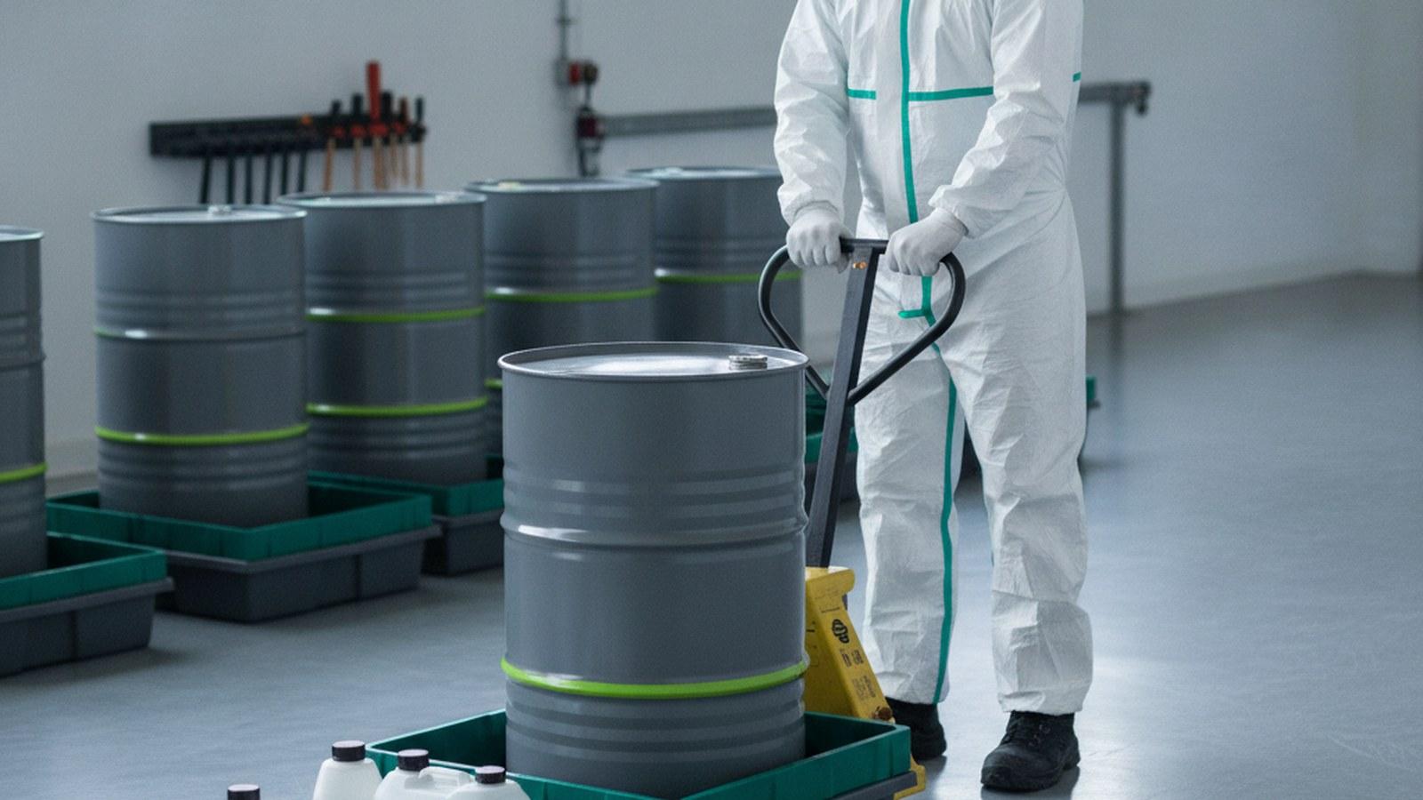 Controlled handling of materials with containment